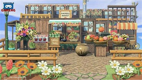 acnh farm ideas|animal crossing market ideas.